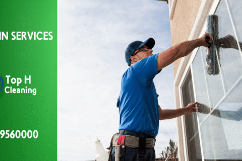 Villa Exterior Glass Cleaning Services