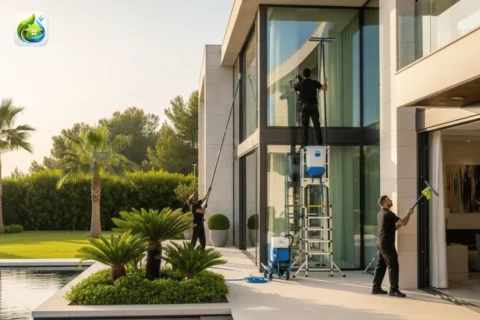 Exterior Glass Cleaning in Sharjah