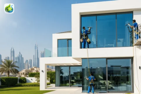 Exterior Glass Cleaning in Ajman