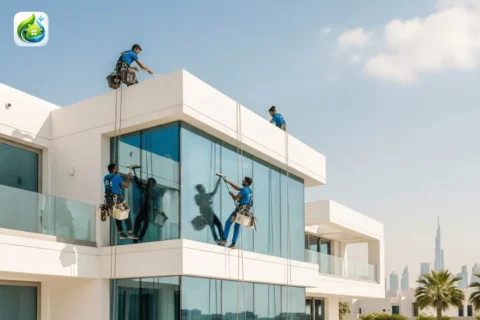 Exterior Glass Cleaning in Ajman