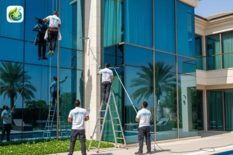 Exterior Glass Cleaning in Sharjah