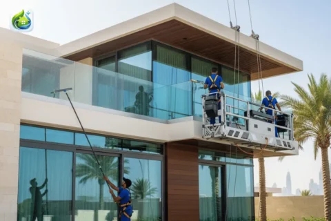 Exterior Glass Cleaning in Ajman