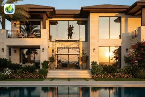 تنظيف الزجاج الخارجي في عجمان