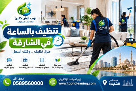 التنظيف بالساعة أم التنظيف العميق في الشارقة